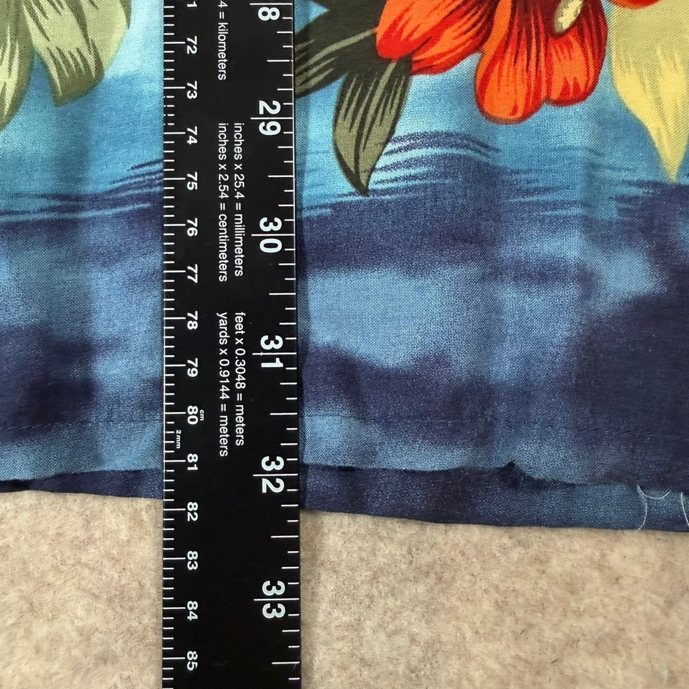 Lot of 2 Mens Rayon Hawaiian Shirts Pierre Cardin XL David Taylor XLT Tropical - Picture 12 of 12